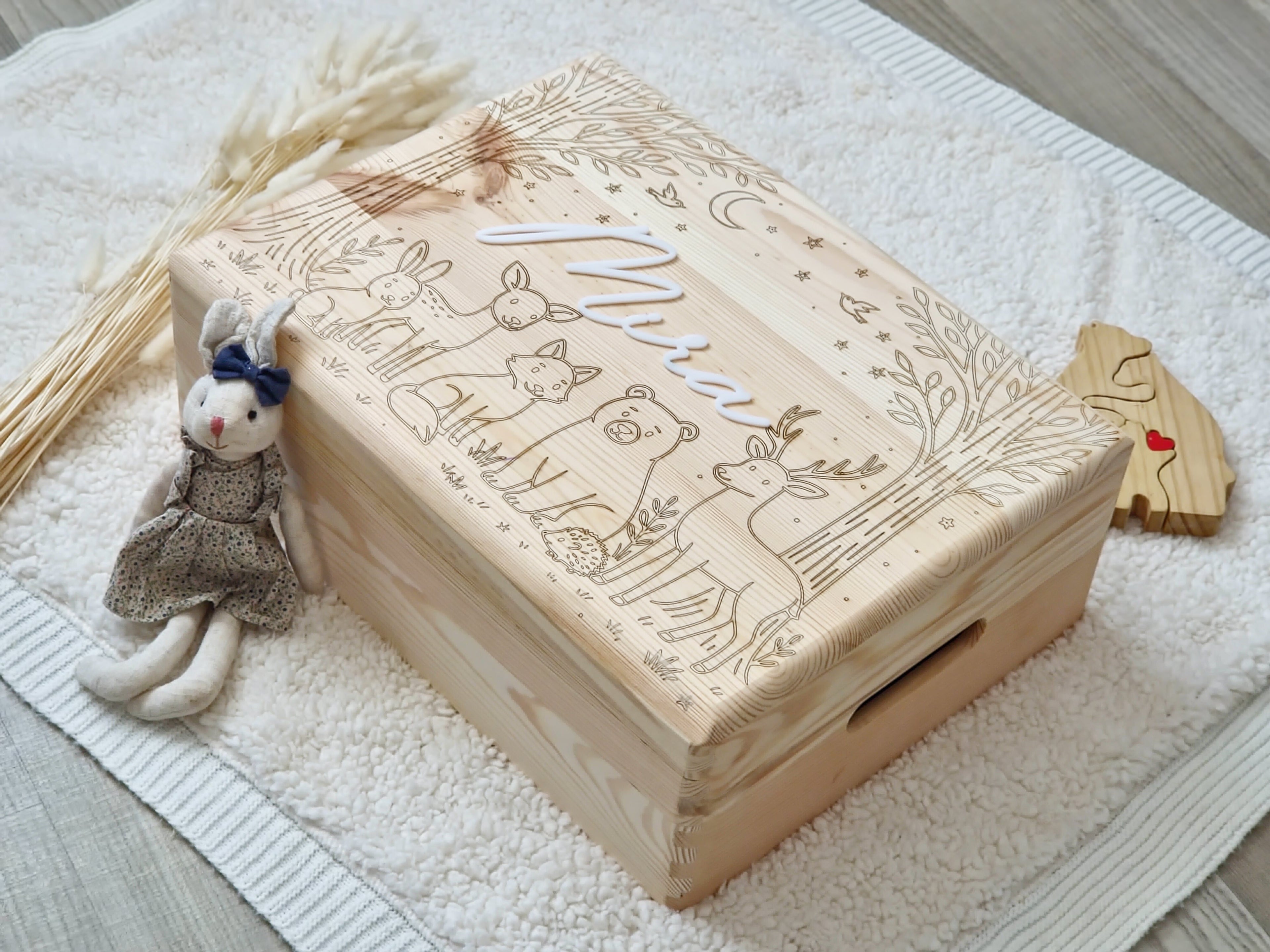 Cutie amintiri Personalizată Pădurea Fermecată