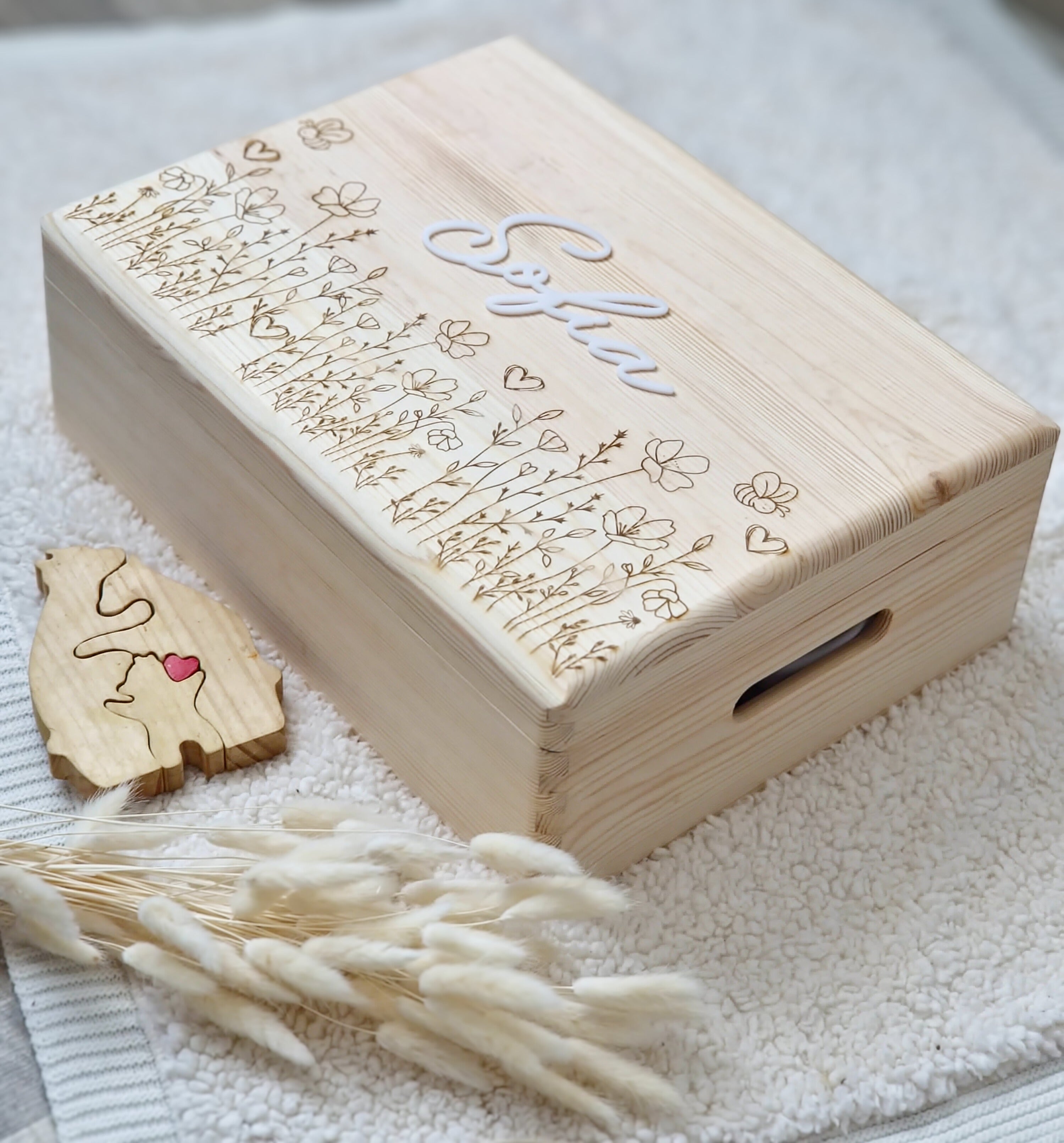 Cutie amintiri Personalizată Flori de câmp