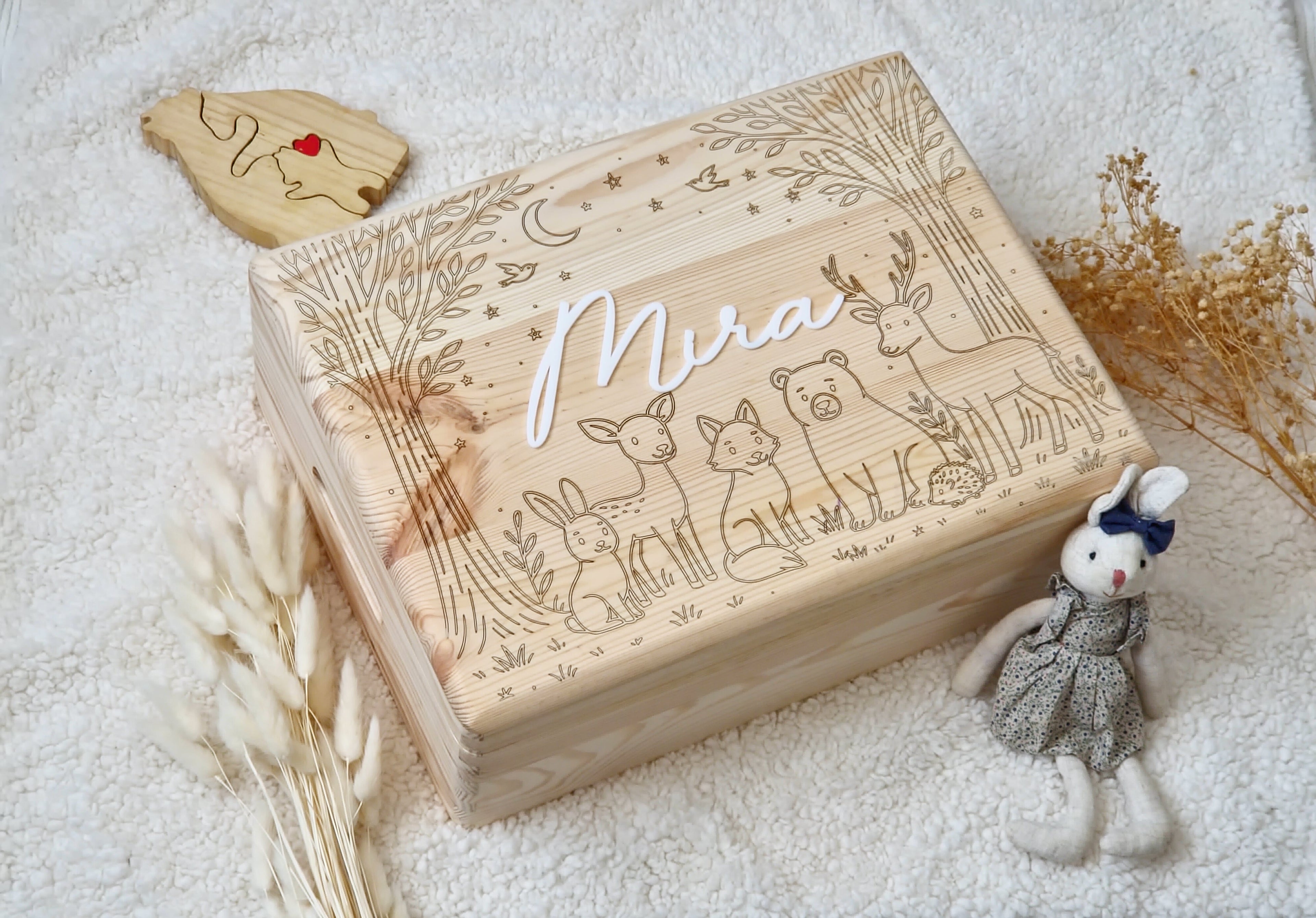 Cutie amintiri Personalizată Pădurea Fermecată