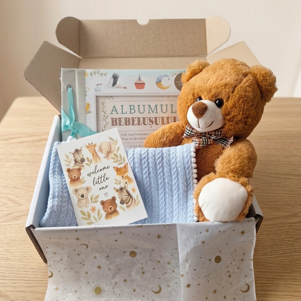Set Cadou Nou-Născut – Primele Amintiri