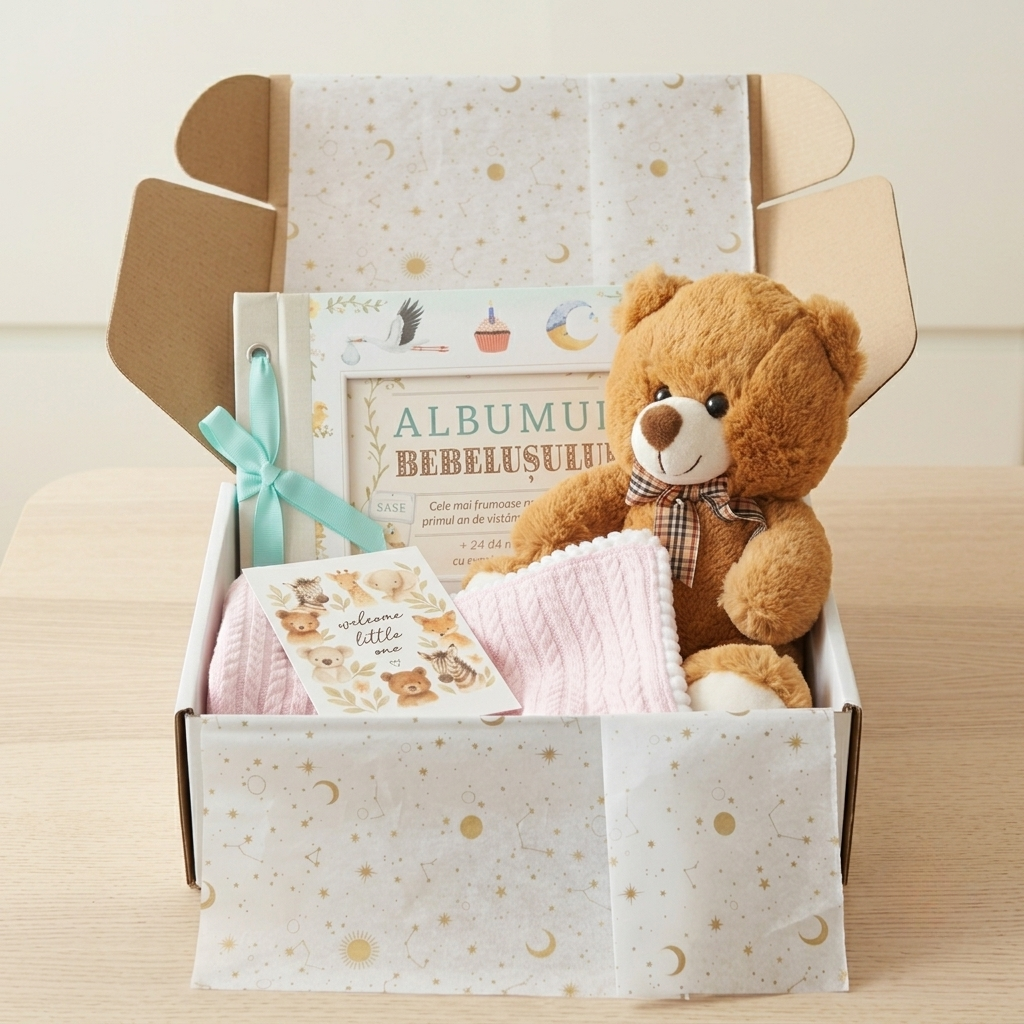Set Cadou Nou-Născut – Primele Amintiri