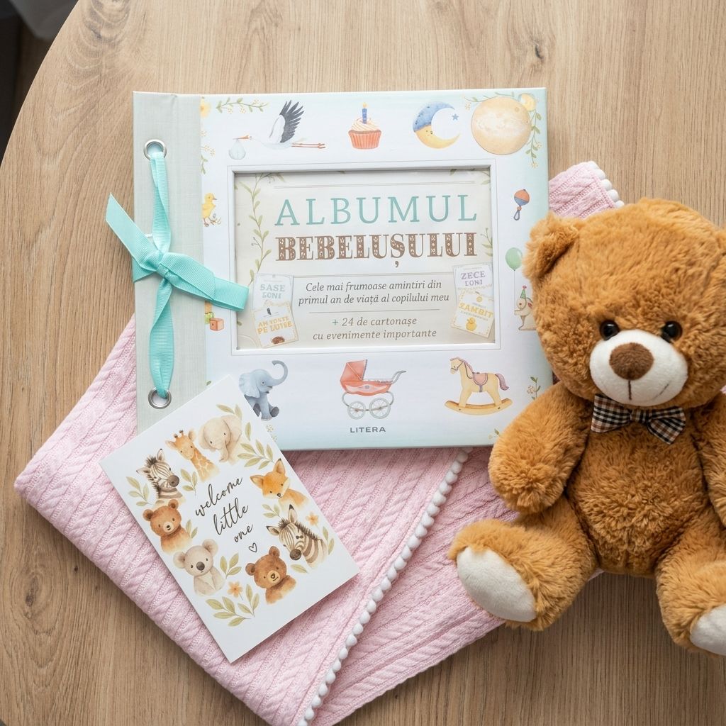 Set Cadou Nou-Născut – Primele Amintiri