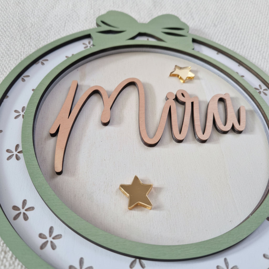 Semn de ușă personalizat cu nume
