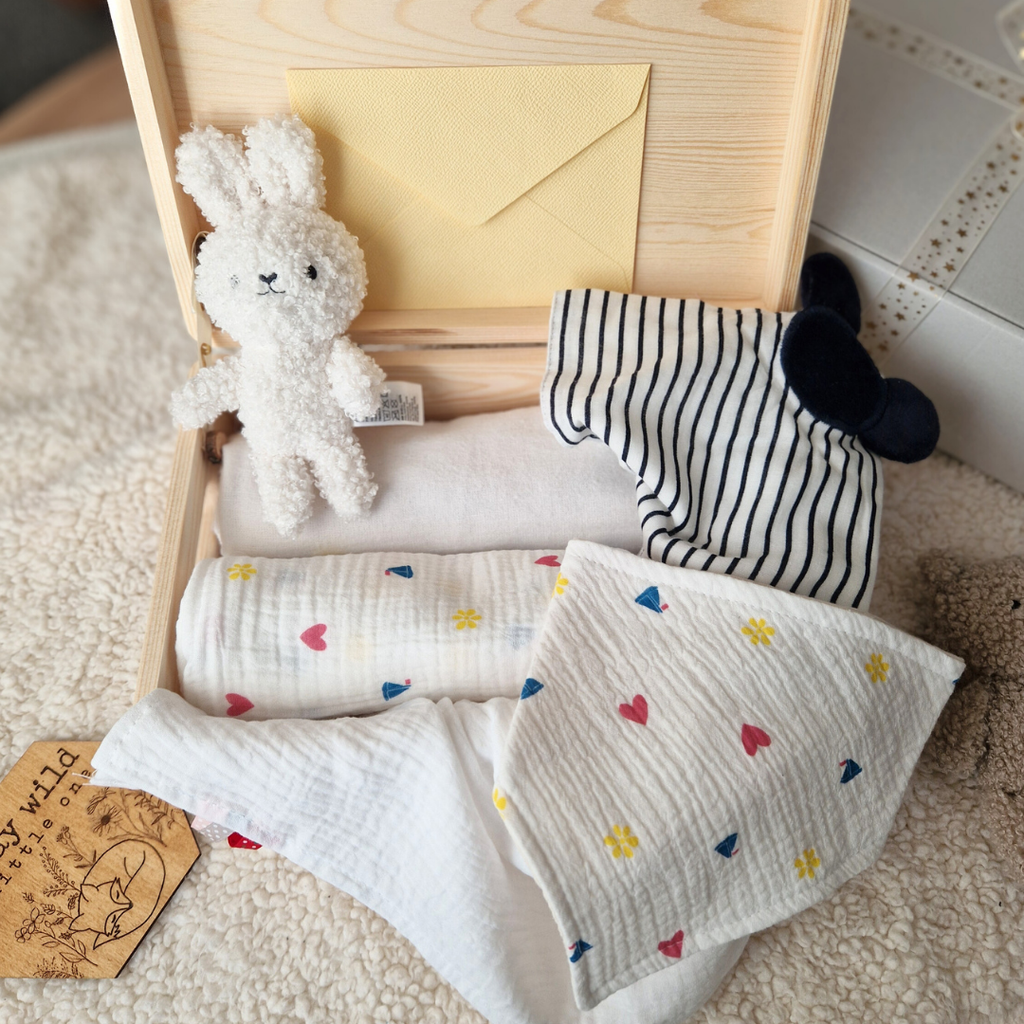 Set Cadou Nou-Născut – Cadou Bebeluș cu Păturică și Jucării