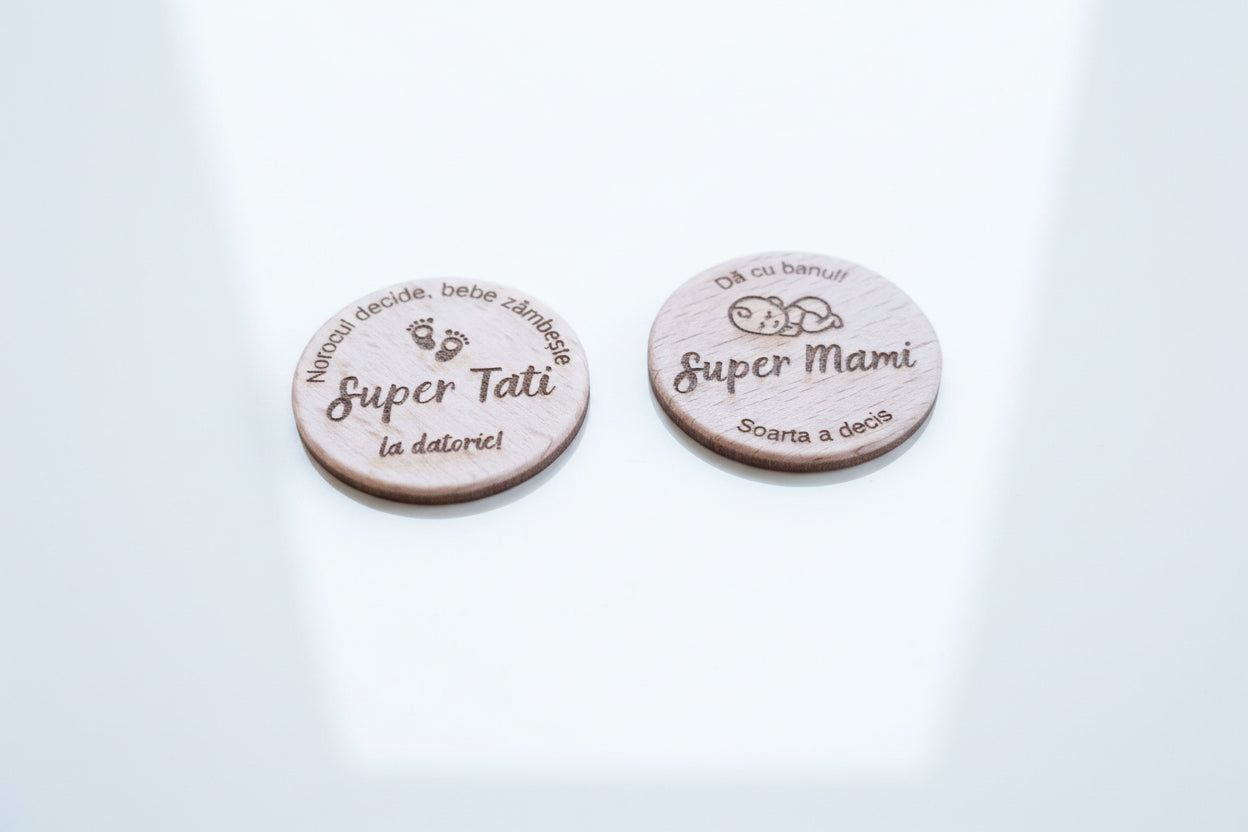 Cadou complet pentru nou-născut și părinți - Steluțe aurii